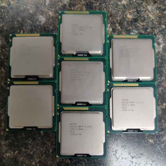 Lot 7 Intel SR05Y Core i3-2120‎ 3.3GHz 3MB 5GT/s LGA 1155 CPU Desktop Processors